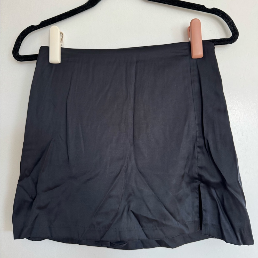 Abercrombie Silk Black Mini Skirt